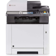 Kyocera Ecosys Color Laser Multifunction Printer Printeris, kopētājs, skeneris, faksa aparāts. Ietver: mobilās drukas funkciju. Saderīgs ar Amazon Dash papildināšanu.