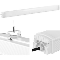 Ūdensizturīgs hermētisks LED gaismeklis kūts noliktavai IP65 6600 lm 120 cm 60 W