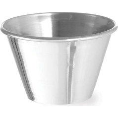 Ramekin bļoda nerūsējošā tērauda mērces trauks, dia. 62 mm 12 gab., 70 ml - Hendi 400029