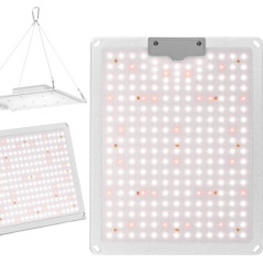 Augu augšanas kultivēšanas lampa pilna spektra 30 x 24 cm 234 LED 110 W sudraba