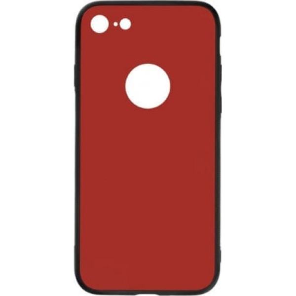 Tellur Cover Glass DUO for iPhone 8 red