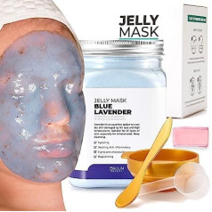 BRÜUN Peel Off Jelly Masks Premium Hydro Jelly Mask Blue Lavander 652 g Face Masks Skaistuma sejas kopšana