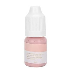 8 ml Microblading Pigment Lip Eyebrow Tattoo Modification Powder Thinner Fixing Agent Body Colour Pigment Set Tattoo Practice Pigment for Eyebrows, Eyes and Lips (Pink)