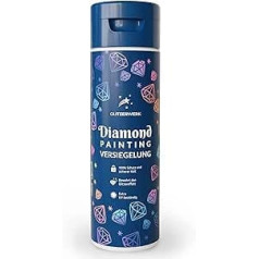 Glitzerwerk Diamond Painting Sealant, For Radiant Glitter Pictures & Firm Hold of Your Stones, 250 ml