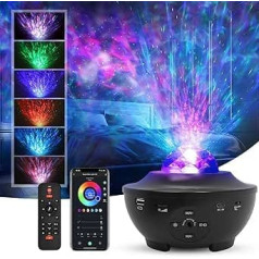 LED Starry Sky Projector, WiFi Starry Sky Projector for Children, Galaxy Starlight Star Projector Kids Night Light with App/Voice Control, Timer/Remote Control/Bluetooth for Kids Party