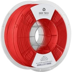 QIDI TECH PETG-Tough 3D Printer Filament, Toughness PETG Filament 1.75 mm, 3D Printing Filament 1 kg Spool (2.2 lbs), Designed for High Speed Printing, Suitable for Most FDM 3D Printers, Red