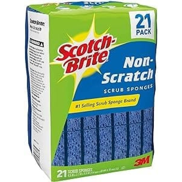 Scotch-Brite 21 Pack Non-Scratch Scrub Sponges