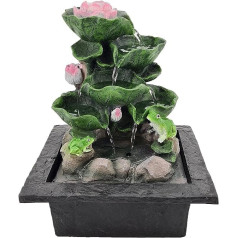 ABC Home Indoor Fountain Water Lilies LEDs