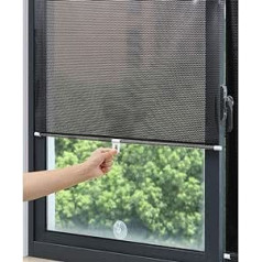 ACYOUNG Suction Cup Roller Blind, Window Blind, Sun Protection, Blackout Roller Blind, Privacy Screen and Sun Protection, No Drilling (68 x