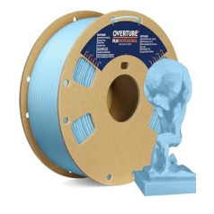 OVERTURE PLA Plus (PLA+) PLA kvēldiegs 1,75 mm, profesionāls PLA spēks, 1 kg kvēldiegs (2,2 mārciņas), izmēru precizitāte 99% varbūtība +/- 0,03 mm, 3D printeriem (rīta zils)