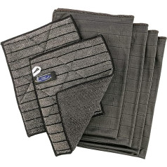 Aqua Clean Black Edition Window Cloths System Cleaning 6 Pieces