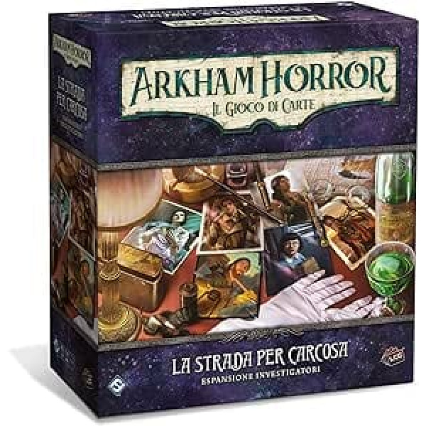 Asmodee - Arkham Horror The Card Game: The Way to Carsa, Expansion Detectives - Expansion Card Game, Edition in Italian
