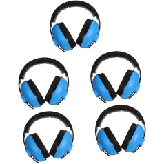 ibasenice Iepakojumā 4 dzirdes aizsardzības troksni slāpējošas austiņas Pārnēsājamas bērnu austiņas Dzirdes aizsardzības trokšņus slāpējošas austiņas bērniem Prettrokšņa produkti zīdaiņiem