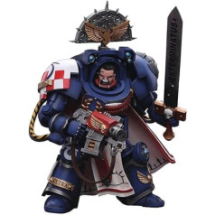 JoyToy Warhammer 40K Ultramarine Terminator Captain Action Attēls 1:18 Mērogs