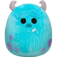 Squishmallow oficiālā plīša Kellytoy 14 collu Sulley — Disney Pixar īpaši mīksta plīša rotaļlieta ar pildījumu dzīvniekiem