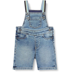 s.Oliver Baby-Boys Denim Dungarees Īss, zils