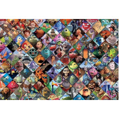 Ceaco 3502-4 Pixar filmu klipi puzzle, daudzkrāsains, 5 collas