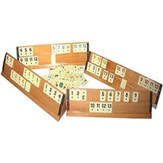 Turkish Okey Game Wooden Ahsap Okey Takimi Oyunu Rummy Board Game Tile UK