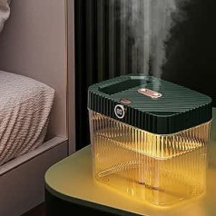 Luftbefeuchter für Schlafzimmer, 5.5L Cool Mist Luftbefeuchter für Baby und Pflanzen, Ultraschall-Luftbefeuchter mit Nachtlicht (Grün)