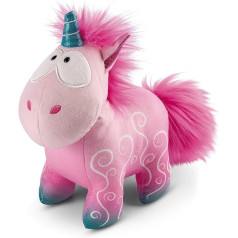 NICI 49108 Cuddly Toy Unicorn Midnight Floral 45 cm Pink Standing Sustainable Soft Toy Made of Soft Plush, Cute Plush Toy for Cuddling and Playing, for Children and Adults, Great Gift Idea