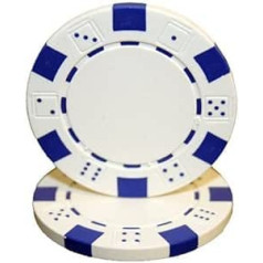 Brybelly Clay kompozītmateriāli svītraini kauliņi, 11,5 g pokera žetoni (100 gab. iepakojumā) — tukši pokera žetoni — pielāgotas naudas spēles un mājas kazino pokera vakari