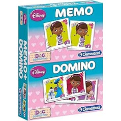 2 in 1 Memo Domino Doc Mcstuffins spēle