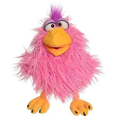 Living Puppets Pfrädarike W878 Hand Puppet Made of High-Quality Materials in Great Colours Size: 28 cm, pink