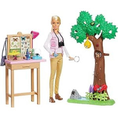 Barbie GDM49 Barbie Insect Explorer lelle un rotaļu komplekts