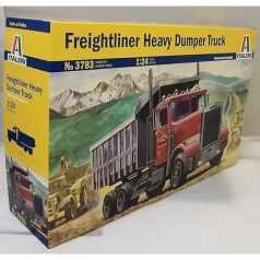 Italeri 3783 1:24 Freightliner schwerer Kipplaster - originalgetreue Nachbildung, Modellbau, Basteln, Hobby, Kleben, Plastikbausatz, Zusammenbauen, Mittel