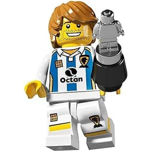 LEGO Series 4 kolekcionējams minifigūras futbola spēlētājs no LEGO