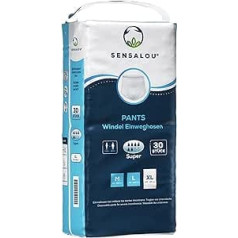 Sensalou Super Pants Adult Incontinence Pants Size XL (30)