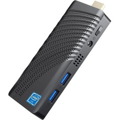 ‎Nipogi NiPoGi Mini PC Stick, Intel Celeron N4000 Compute Stick, 4GB DDR4 64GB eMMC Stick PC atbalsts 4K HDMI, Bluetooth, WiFi, pārnēsājams mini dators biznesam, mājas birojam, ceļojumiem