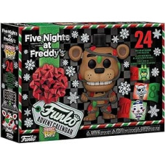 Funko Adventes kalendārs: Piecas naktis pie Fredija (FNAF) 2023. gada 24. dienas pārsteiguma dienas — kolekcionējama vinila minifigūra — noslēpumainā kastīte — ideja dāvanai — brīvdienas Ziemassvētkos