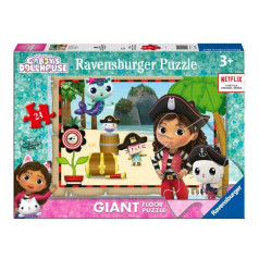 Puzzle 24 pieces giant cat gabi's house