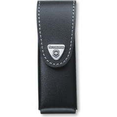 Victorinox leather belt case, large, black