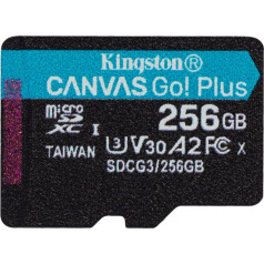 Kingston Canvas Go Plus MicroSDXC Memory Card 256GB