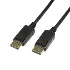 Displayport kabelis 1,2 m/m, 4k2k, 7,5 m, melns