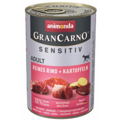 Animonda grancarno sensitiv flavor: beef with potatoes 400g