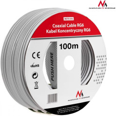 Cable satellite coaxial cable 1.0ccs rg6 100m mctv-572