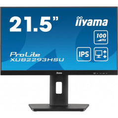 Monitors 21,5 collu prolite xub2293hsu-b6 ips, 100 Hz, ir (150 mm), 1ms, HDMI, dp, 2xusb, freesync, 2x2w, pivot