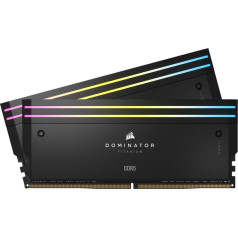 Memory ddr5 corsair dominator titanium rgb 96gb (2x48 gb) 6600 mt/s cl32 intel xmp