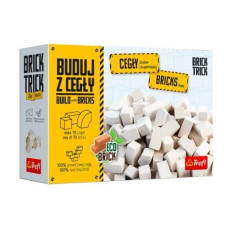 Brick trick supplementary set, white castle bricks, 70 pieces