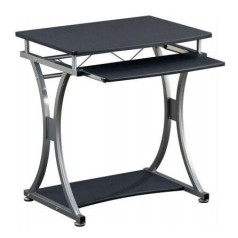 Techly small computer desk 700x550 graphite table