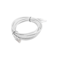 Patchcord utp lanberg pcu5-10cc-0300-s (rj45 - rj45 ; 3m; utp; cat. 5e; pelēka krāsa)