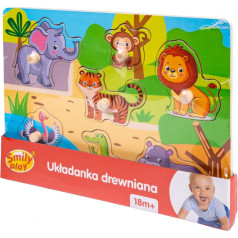 Wooden zoo puzzle