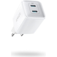 Powerport III 40W 2xUSB-C lādētājs, balts