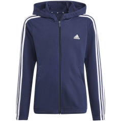 Adidas Essentials 3 svītru kapuce ar pilnu rāvējslēdzēju Jr IB1667 / 170 cm