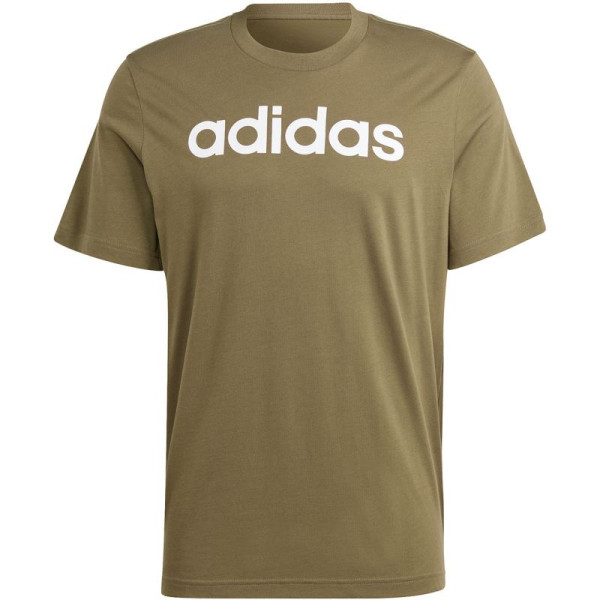 Adidas Essentials Single Jersey Linear Embroidered Logo Tee M IC9280 / M