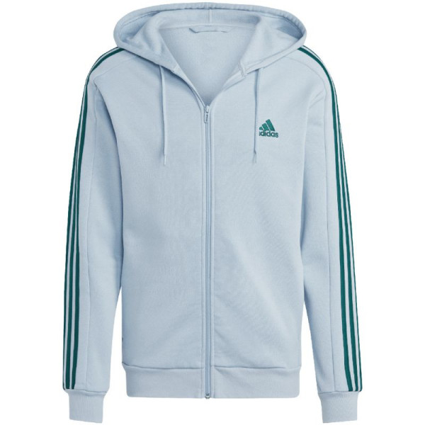 Adidas Essentials Fleece 3 svītra džemperis ar pilnu rāvējslēdzēju M IJ8932 / 2XL