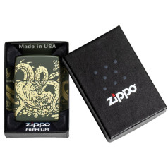 Zippo Lighter 48907 Dragon Design